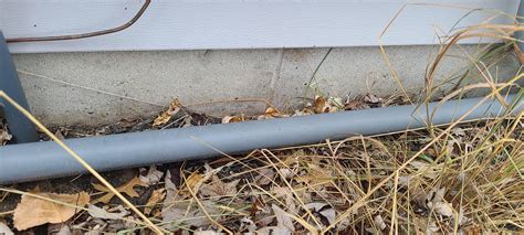 electrical conduit above ground